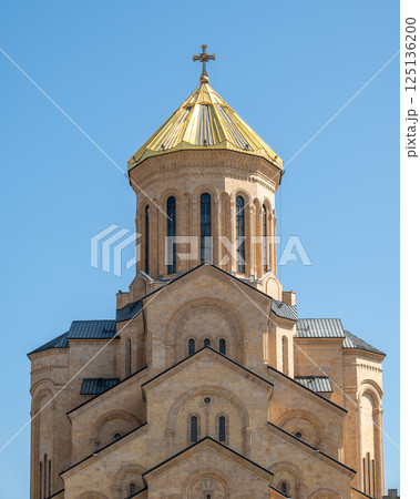 Holy Trinity Cathedral of Tbilisi (Sameba), main cathedral of the Georgian Orthodox Church in Tbilisi, capital of Georgia Holy Trinity Cathedral of Tbilisi (Sameba), main cathedral of the Georgian Orthodox Church in Tbilisi, capital of Georgia 125136200