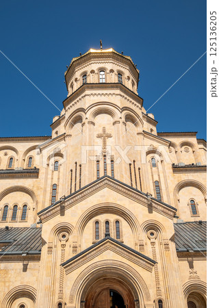 Holy Trinity Cathedral of Tbilisi (Sameba), main cathedral of the Georgian Orthodox Church in Tbilisi, capital of Georgia Holy Trinity Cathedral of Tbilisi (Sameba), main cathedral of the Georgian Orthodox Church in Tbilisi, capital of Georgia 125136205