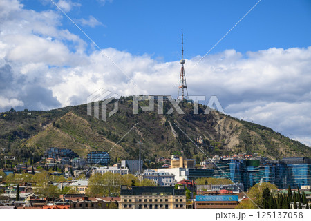Cityscape view of Tbilisi, the capital of Georgia 125137058