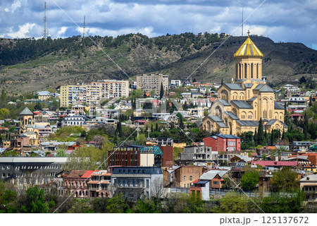 Cityscape view of Tbilisi, the capital of Georgia Cityscape view of Tbilisi, the capital of Georgia 125137672