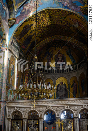 Sioni Cathedral of the Dormition, Georgian Orthodox cathedral located in historic Old Town of Tbilisi, capital of Georgia 125137680