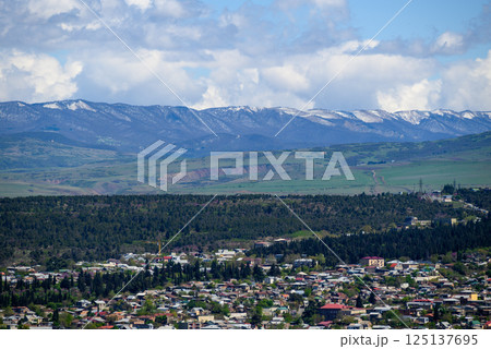 Cityscape view of Tbilisi, the capital of Georgia 125137695