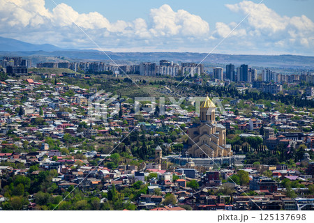 Cityscape view of Tbilisi, the capital of Georgia Cityscape view of Tbilisi, the capital of Georgia 125137698