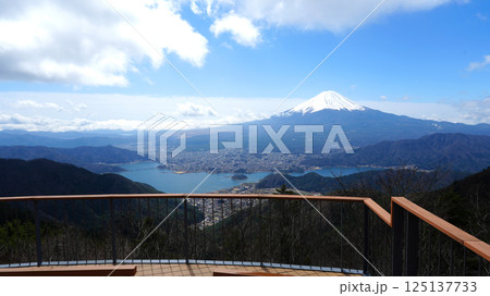 FUJIYAMAツインテラス 新道峠から富士山の絶景 FUJIYAMAツインテラス 新道峠から富士山の絶景 125137733