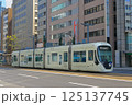 広島市を走る広島電鉄、路面電車 125137745