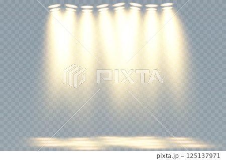 Illuminated Stage Lights for Live Performance and Special Events to Create Ambiance 125137971