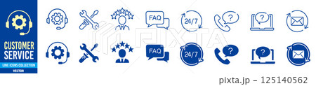 カスタマーサービス アイコン 125140562