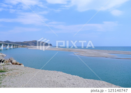 仁淀川河口海岸 春の風景 (高知県 土佐市) 仁淀川河口海岸 春の風景 (高知県 土佐市) 125140747