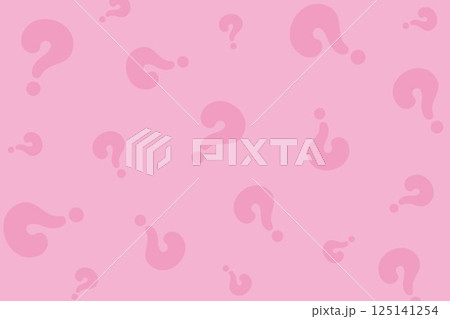 はてな柄の背景イラスト ピンク はてな柄の背景イラスト ピンク 125141254