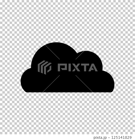 Cloud icon illustration Cloud icon illustration 125141829