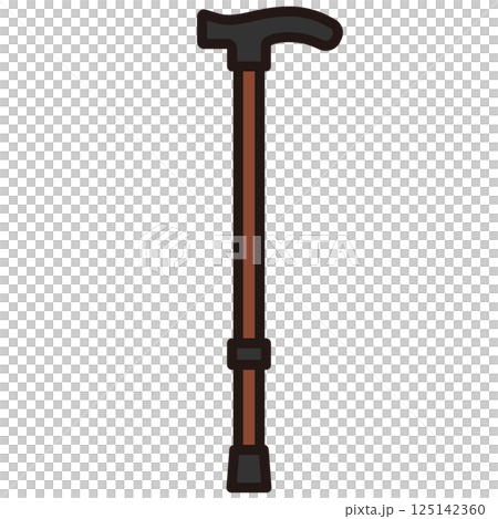 T 形手杖的簡單圖示 T 形手杖的簡單圖示 125142360