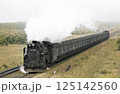 カラーで蘇る　昭和の蒸気機関車　石炭貨物列車室蘭本線を驀進で 125142560