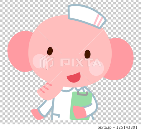 Elephant Nurse Doctor Elephant Nurse Doctor 125143801