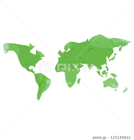 世界地図のイラスト2 世界地図のイラスト2 125145622