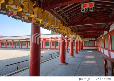 大阪市天王寺区 四天王寺、中心伽藍回廊 大阪市天王寺区 四天王寺、中心伽藍回廊 125145766