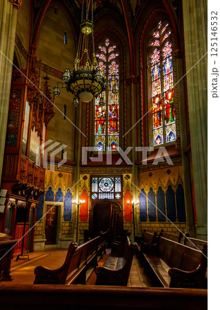 Interior of St. Peter's Cathedral, Geneva, Switzerland Interior of St. Peter's Cathedral, Geneva, Switzerland 125146532