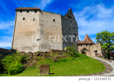 Gutenberg Castle in town of Balzers, Liechtenstein Gutenberg Castle in town of Balzers, Liechtenstein 125146572