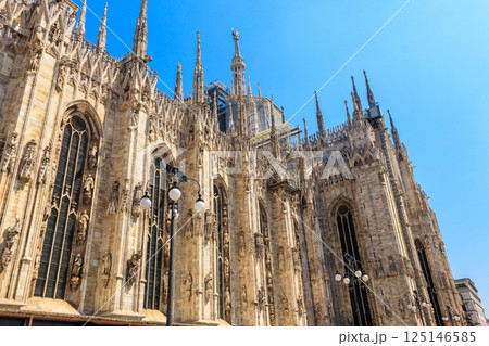 Milan Cathedral, or Metropolitan Cathedral-Basilica of the Nativity of Saint Mary, is the cathedral church of Milan, Lombardy, Italy 125146585