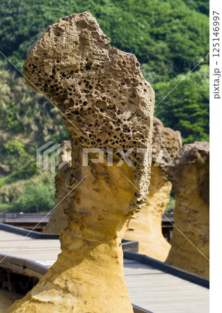 台湾・野柳風景特定区のキノコ岩(蕈状岩) / Yehliu Geopark, Taiwan 台湾・野柳風景特定区のキノコ岩(蕈状岩) / Yehliu Geopark, Taiwan 125146997