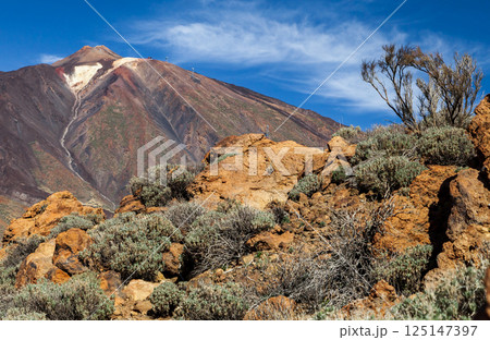 The volcano El Teide in Tenerife, Spain The volcano El Teide in Tenerife, Spain 125147397
