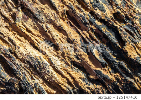 Corded lava close-up in Teide National Park Corded lava close-up in Teide National Park 125147410