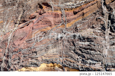 Vertical cliff close up, background 125147665