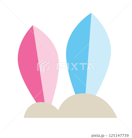 シンプルなサーフボードのカットイラスト素材 125147739