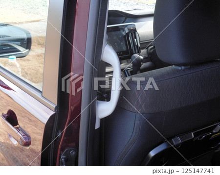 ファミリーカーの乗り降りを補助するグリップ 125147741