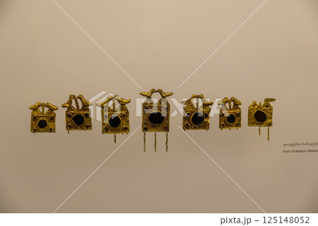 Archaeological Treasury Exhibition of ancient artifacts in Georgian National Museum in Tbilisi, capital of Georgia 125148052