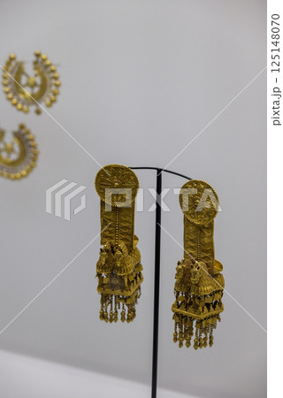 Archaeological Treasury Exhibition of ancient artifacts in Georgian National Museum in Tbilisi, capital of Georgia 125148070