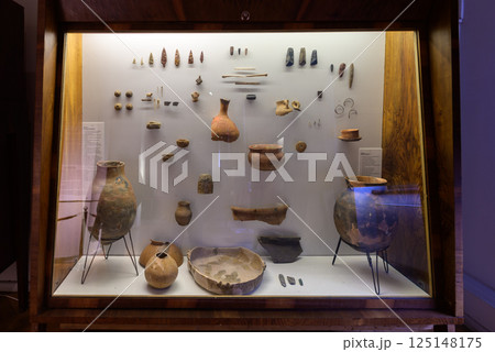 Exhibition of ancient artifacts in Georgian National Museum in Tbilisi, capital of Georgia 125148175