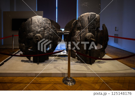 Exhibition of ancient artifacts in Georgian National Museum in Tbilisi, capital of Georgia Exhibition of ancient artifacts in Georgian National Museum in Tbilisi, capital of Georgia 125148176