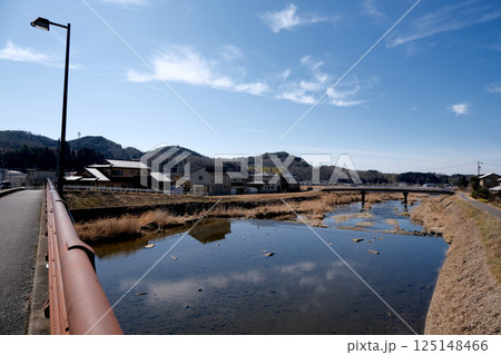 岐阜県可児郡御嵩町_御嶽駅南側付近の可児川5_2025年3月 125148466