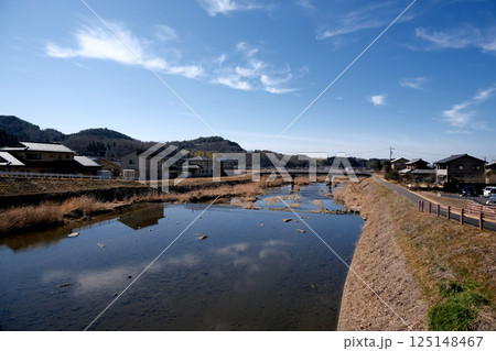 岐阜県可児郡御嵩町_御嶽駅南側付近の可児川1_2025年3月 岐阜県可児郡御嵩町_御嶽駅南側付近の可児川1_2025年3月 125148467