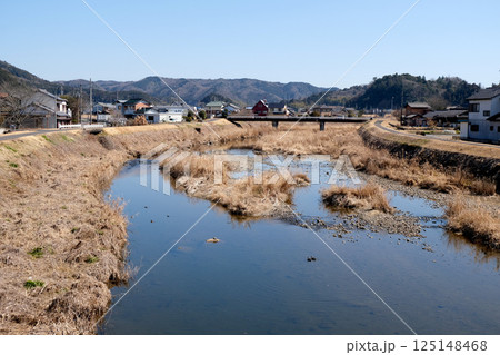 岐阜県可児郡御嵩町_御嶽駅南側付近の可児川2_2025年3月 岐阜県可児郡御嵩町_御嶽駅南側付近の可児川2_2025年3月 125148468