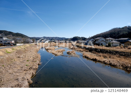 岐阜県可児郡御嵩町_御嶽駅南側付近の可児川3_2025年3月 岐阜県可児郡御嵩町_御嶽駅南側付近の可児川3_2025年3月 125148469