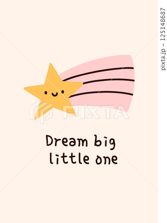 Cute baby shower card 125148687