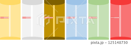 封筒のグラフィック素材イラストセット 125148730