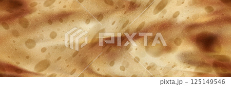 Retro parchment paper seamless bg with big coffee stains 125149546