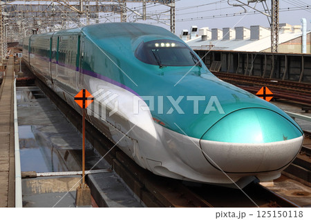 北海道新幹線H5系(10両編成:仙台以南での単独走行) 北海道新幹線H5系(10両編成:仙台以南での単独走行) 125150118