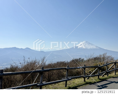 杓子峠から眺める富士山_芦ノ湖スカイライン 杓子峠から眺める富士山_芦ノ湖スカイライン 125151911