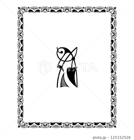 Vintage floral classic calligraphic retro vignette scroll frames ornamental design elements black and color set isolated vector 125152526