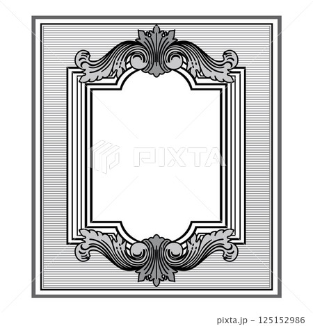 Vintage traditional realistic black and color Crests Ribbons Frames set on white background isolated vector illustration 125152986