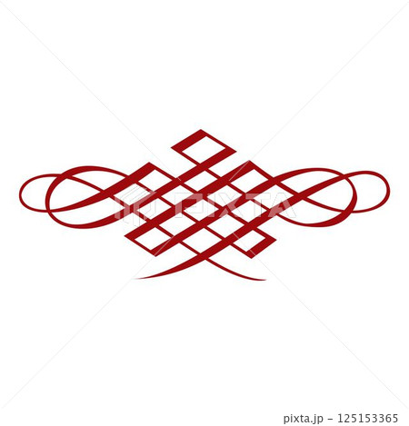 Vintage floral calligraphic floral vignette scroll corners ornamental design elements set isolated illustration 125153365