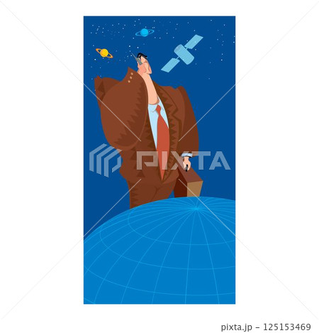 Isometric businessman speaking on a phone. Success 3d businessman with telephone speak, man worker calling to work and male young confident executive in suit speaking on telephone. Isometric businessman speaking on a phone. Success 3d businessman with telephone speak, man worker calling to work and male young confident executive in suit speaking on telephone. 125153469