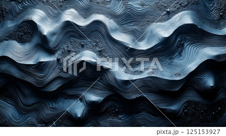 Abstract Minimalist Texture Art Creating Calm and Peaceful Atmosphere in Blue Tones Abstract Minimalist Texture Art Creating Calm and Peaceful Atmosphere in Blue Tones 125153927