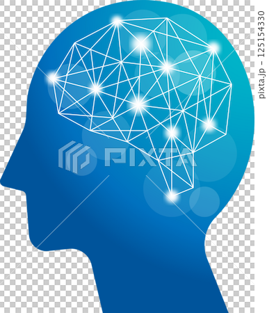 Brain/head icon representing AI/artificial intelligence 8 125154330