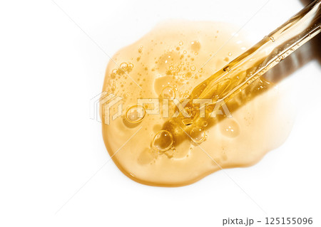 Retinol face serum or gel sample swatch Retinol face serum or gel sample swatch 125155096
