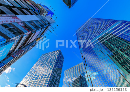 東京 渋谷駅前の街並み 渋谷スクランブルスクエアと渋谷ストリーム 東京 渋谷駅前の街並み 渋谷スクランブルスクエアと渋谷ストリーム 125156338