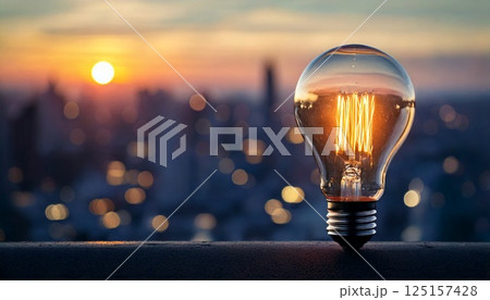 電球 電球 125157428